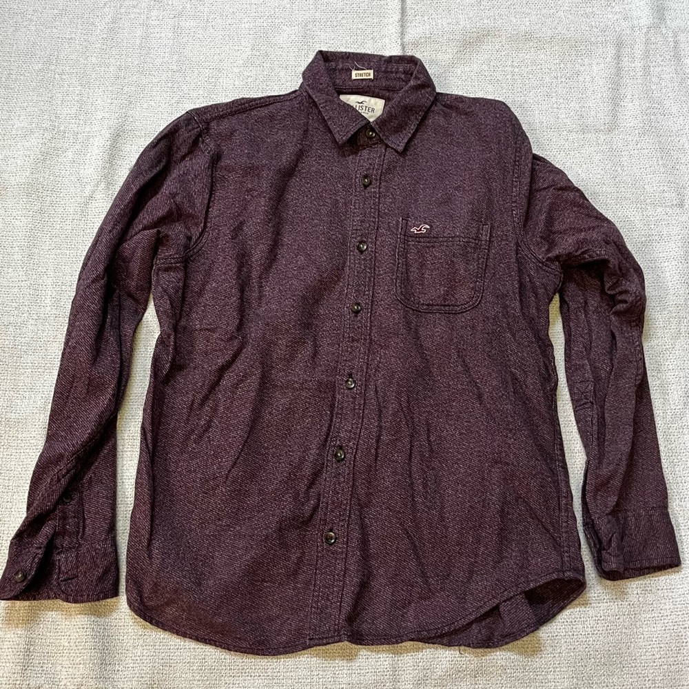 Hollister Men’s cotton Button Up Shirt